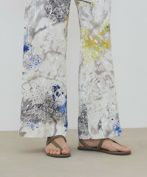 TOMORROWLAND / トゥモローランド その他パンツ | 【WEB先行予約】 ダプルドシェードアブストラクトプリント エラスティックスリムパンツ | 詳細8