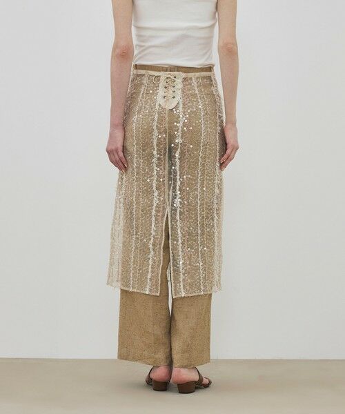 TOMORROWLAND / トゥモローランド ミニ・ひざ丈スカート | LUMINOUS FOLLIES スパンコールスカート | 詳細4