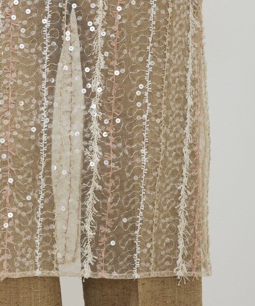 TOMORROWLAND / トゥモローランド ミニ・ひざ丈スカート | LUMINOUS FOLLIES スパンコールスカート | 詳細7