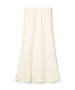 TOMORROWLAND / トゥモローランド ロング・マキシ丈スカート | 【WEB先行予約】ソフトサテン セミフレアスカート