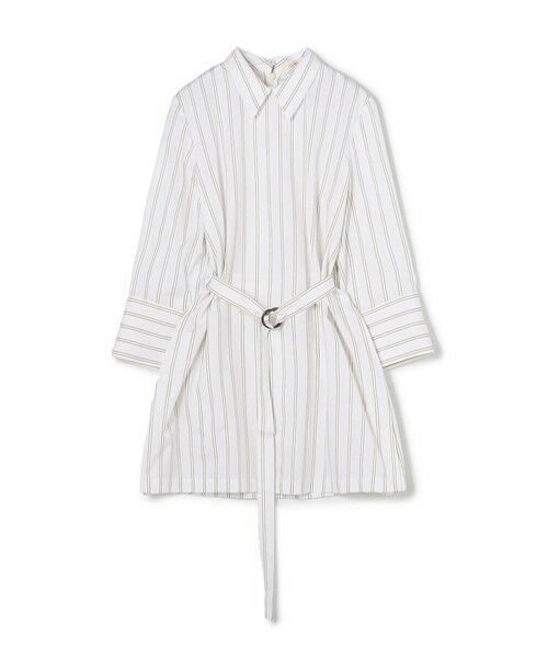 TOMORROWLAND / トゥモローランド ロング・マキシ丈ワンピース | コンパクトコットン ウィングカラーチュニックブラウス（42 ライトベージュ系）