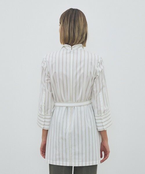 TOMORROWLAND / トゥモローランド ロング・マキシ丈ワンピース | コンパクトコットン ウィングカラーチュニックブラウス | 詳細12