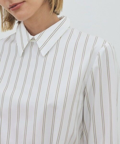 TOMORROWLAND / トゥモローランド ロング・マキシ丈ワンピース | コンパクトコットン ウィングカラーチュニックブラウス | 詳細13