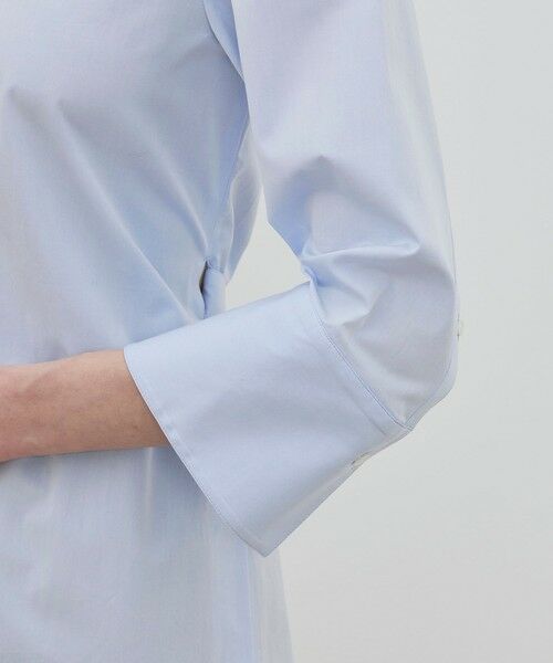 TOMORROWLAND / トゥモローランド ロング・マキシ丈ワンピース | コンパクトコットン ウィングカラーチュニックブラウス | 詳細6