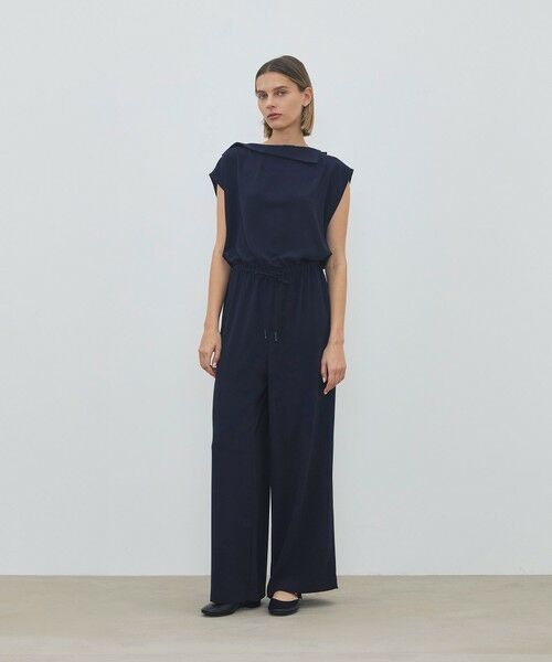 TOMORROWLAND / トゥモローランド サロペット・オールインワン | 【WEB先行予約】ジャージーライクジョーゼット アシメカラーオールインワン | 詳細1