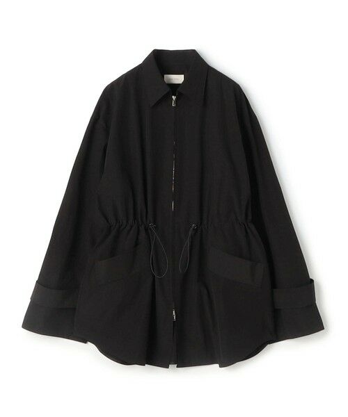 TOMORROWLAND / トゥモローランド ブルゾン | ポリエステルナイロンコットン テックシャツブルゾン（19 ブラック）