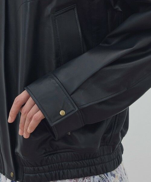 TOMORROWLAND / トゥモローランド レザーブルゾン・ジャケット | ラムレザー バイカーブルゾン | 詳細7