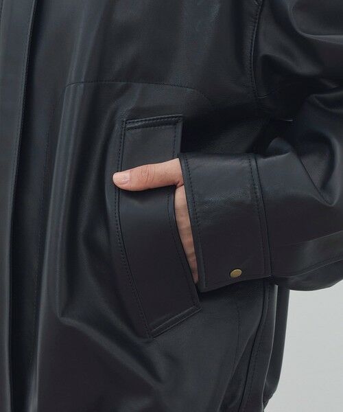 TOMORROWLAND / トゥモローランド レザーブルゾン・ジャケット | ラムレザー バイカーブルゾン | 詳細8