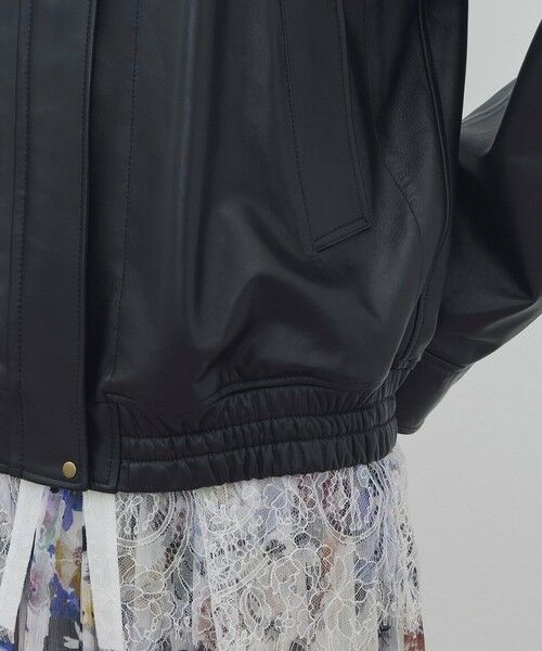 TOMORROWLAND / トゥモローランド レザーブルゾン・ジャケット | ラムレザー バイカーブルゾン | 詳細9