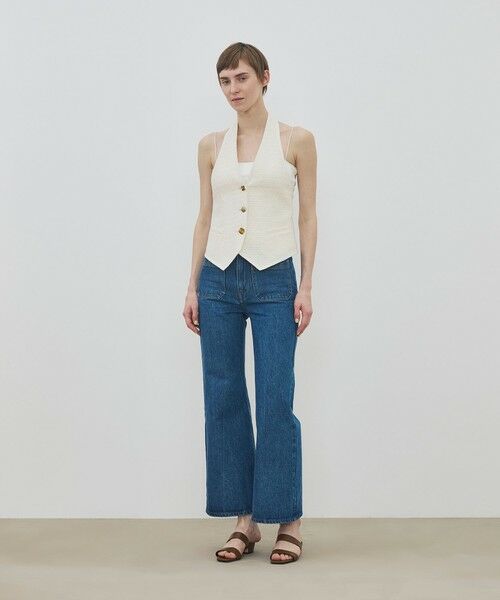 TOMORROWLAND / トゥモローランド ベスト | ペーパーコットン ファンシーベスト | 詳細1