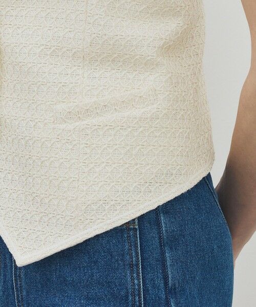 TOMORROWLAND / トゥモローランド ベスト | ペーパーコットン ファンシーベスト | 詳細8