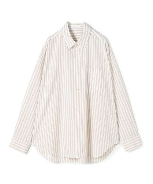 TOMORROWLAND / トゥモローランド シャツ・ブラウス | コットンタイプライター ワイドバランスシャツ（42 ライトベージュ系）