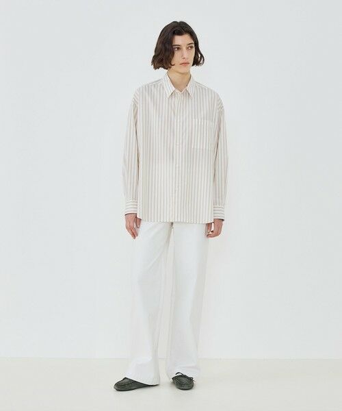 TOMORROWLAND / トゥモローランド シャツ・ブラウス | コットンタイプライター ワイドバランスシャツ | 詳細1