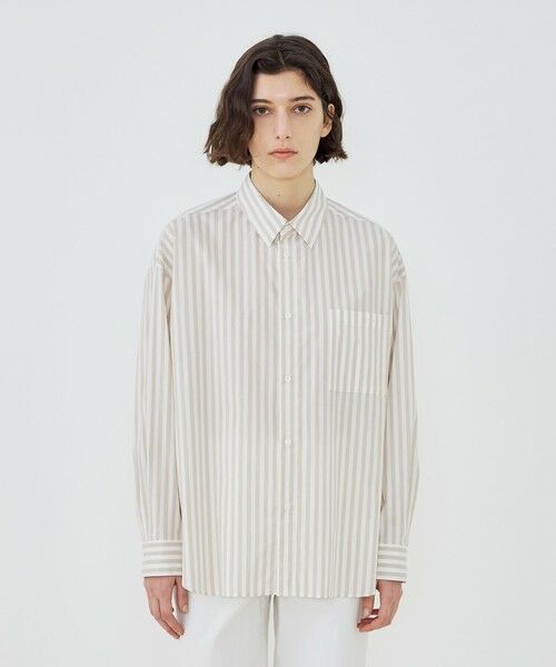 TOMORROWLAND / トゥモローランド シャツ・ブラウス | コットンタイプライター ワイドバランスシャツ | 詳細2