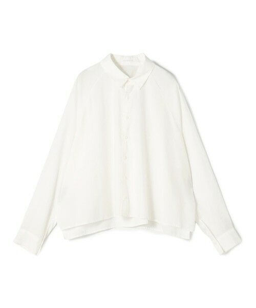 TOMORROWLAND / トゥモローランド シャツ・ブラウス | コットンタイプライター ラグランスリーブシャツ（11 ホワイト）