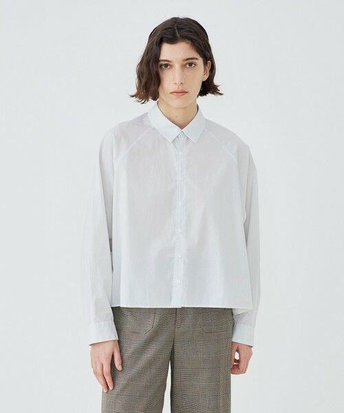 TOMORROWLAND / トゥモローランド シャツ・ブラウス | コットンタイプライター ラグランスリーブシャツ | 詳細2