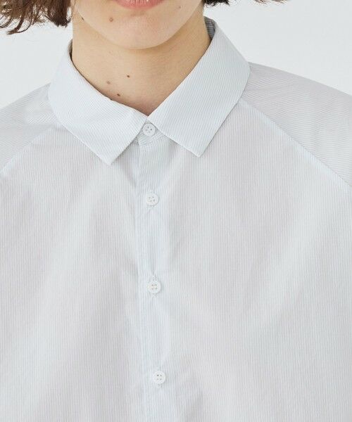 TOMORROWLAND / トゥモローランド シャツ・ブラウス | コットンタイプライター ラグランスリーブシャツ | 詳細5