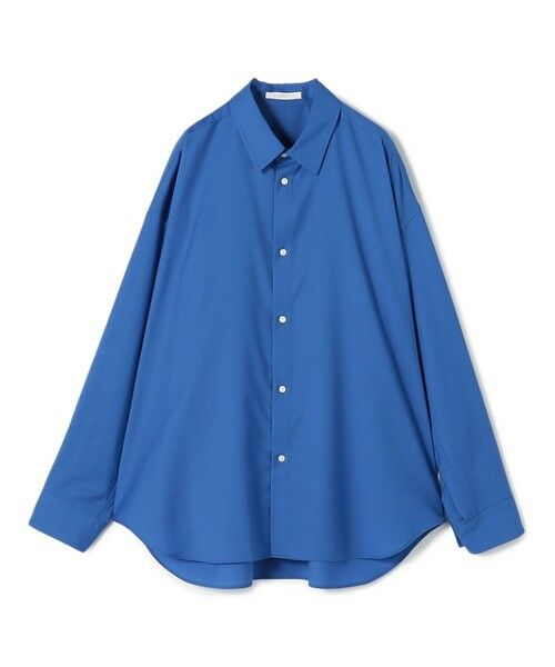 TOMORROWLAND / トゥモローランド シャツ・ブラウス | プリムウール ワイドバランスシャツ（65 ブルー）