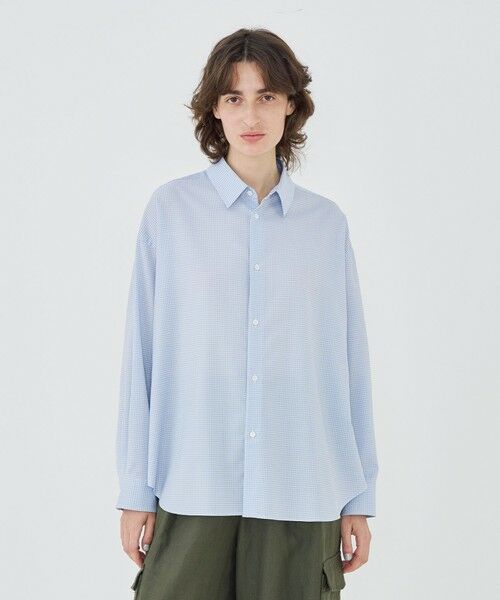 TOMORROWLAND / トゥモローランド シャツ・ブラウス | プリムウール ワイドバランスシャツ | 詳細2