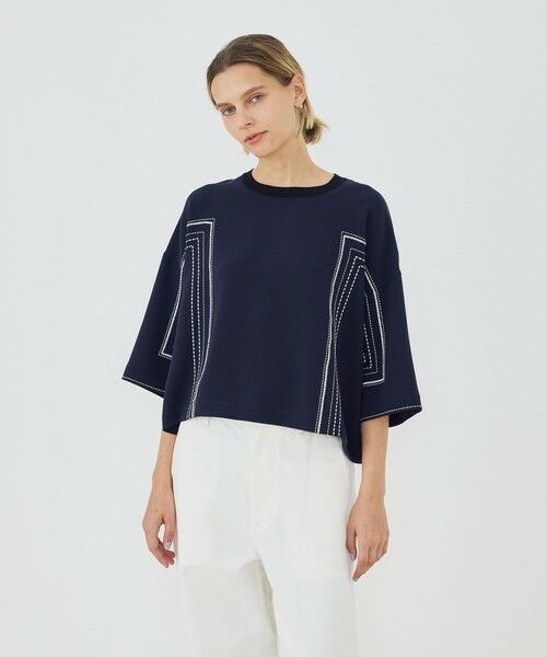 TOMORROWLAND / トゥモローランド シャツ・ブラウス | 【WEB先行予約】ダブルクロス クルーネックプルオーバー | 詳細2