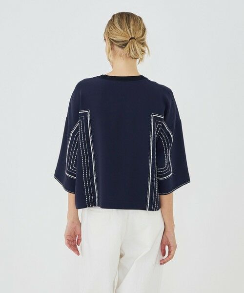 TOMORROWLAND / トゥモローランド シャツ・ブラウス | 【WEB先行予約】ダブルクロス クルーネックプルオーバー | 詳細4