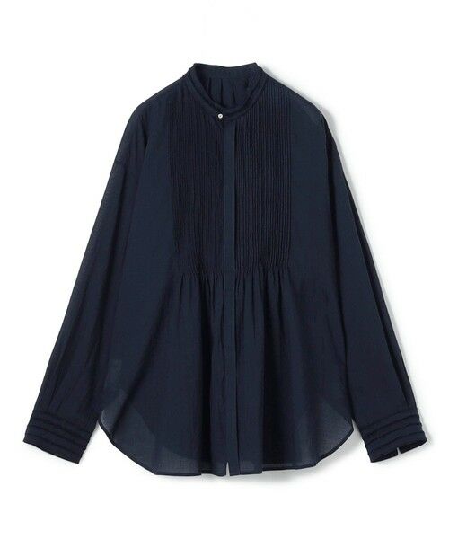 TOMORROWLAND / トゥモローランド シャツ・ブラウス | 【WEB先行予約】インドコットン ピンタックシャツ（69 ネイビー）