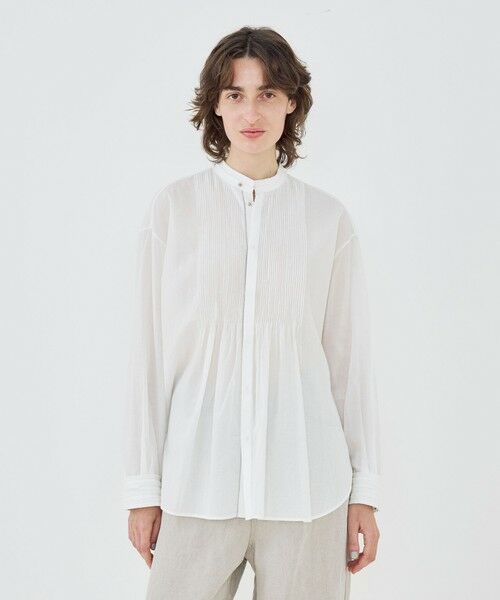 TOMORROWLAND / トゥモローランド シャツ・ブラウス | 【WEB先行予約】インドコットン ピンタックシャツ | 詳細2