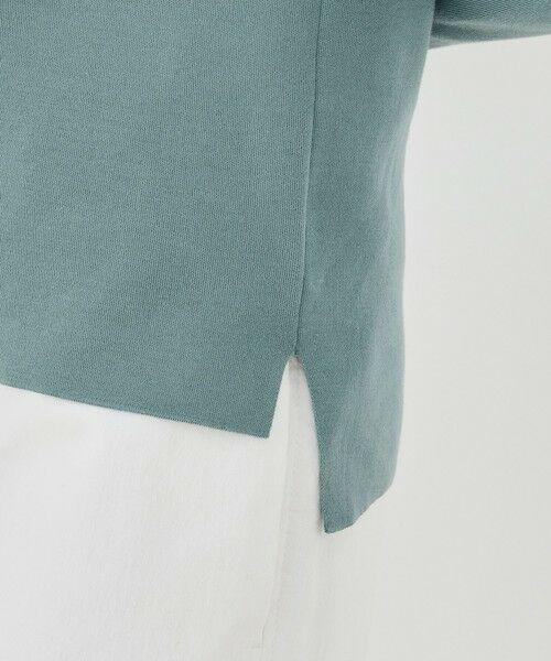 TOMORROWLAND / トゥモローランド ニット・セーター | シーアイランドコットン ボートネックプルオーバー | 詳細7