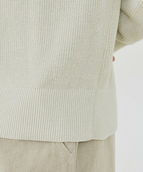 TOMORROWLAND / トゥモローランド ニット・セーター | フィッシャーマンズリブ ボートネックプルオーバー | 詳細7