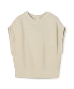 TOMORROWLAND / トゥモローランド ベスト | フィッシャーマンズリブ クルーネックベスト