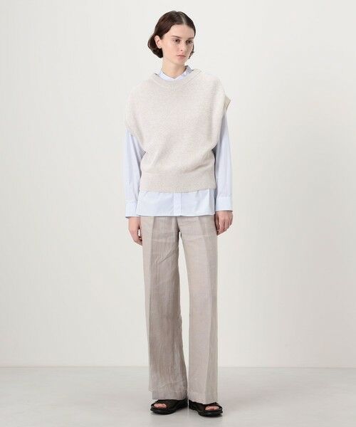 TOMORROWLAND / トゥモローランド ベスト | フィッシャーマンズリブ クルーネックベスト | 詳細2