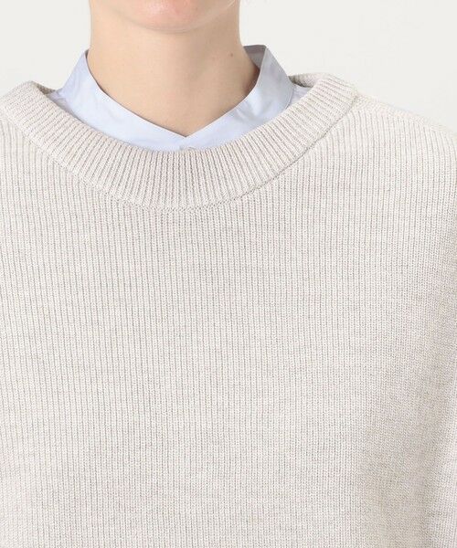 TOMORROWLAND / トゥモローランド ベスト | フィッシャーマンズリブ クルーネックベスト | 詳細6