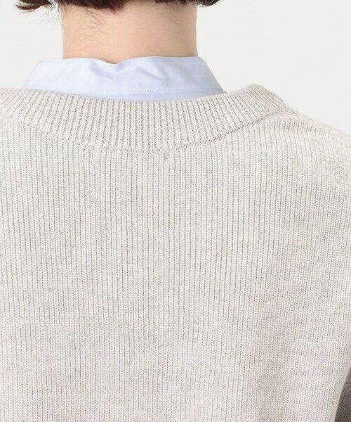 TOMORROWLAND / トゥモローランド ベスト | フィッシャーマンズリブ クルーネックベスト | 詳細7