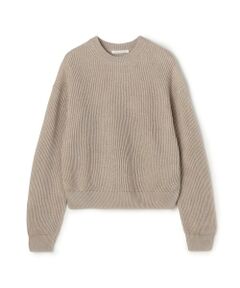 TOMORROWLAND / トゥモローランド ニット・セーター | リネンフィッシャーマンズリブ クルーネックプルオーバー