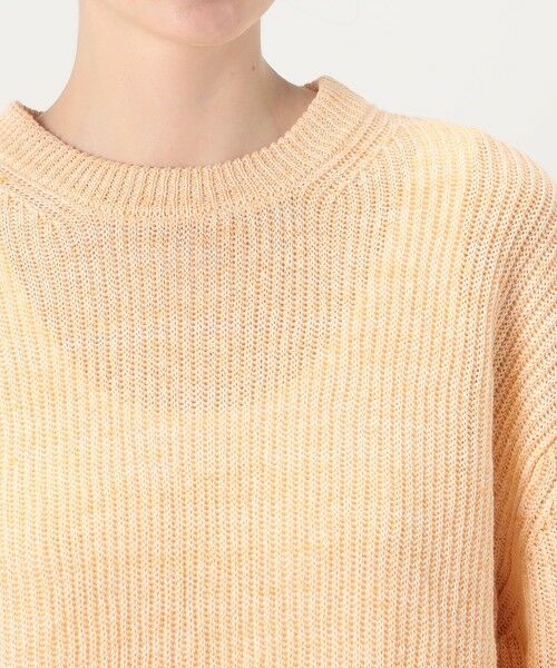 TOMORROWLAND / トゥモローランド ニット・セーター | リネンフィッシャーマンズリブ クルーネックプルオーバー | 詳細6