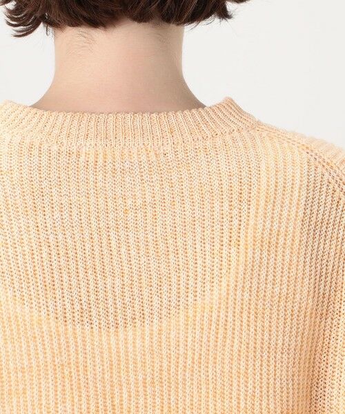 TOMORROWLAND / トゥモローランド ニット・セーター | リネンフィッシャーマンズリブ クルーネックプルオーバー | 詳細7