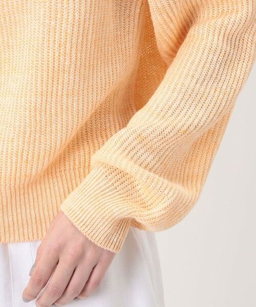 TOMORROWLAND / トゥモローランド ニット・セーター | リネンフィッシャーマンズリブ クルーネックプルオーバー | 詳細8