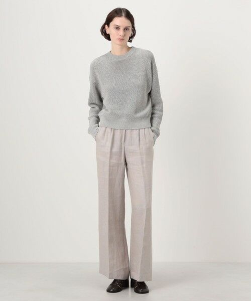 TOMORROWLAND / トゥモローランド ニット・セーター | ルレックスフィッシャーマンズリブ クルーネックプルオーバー | 詳細2