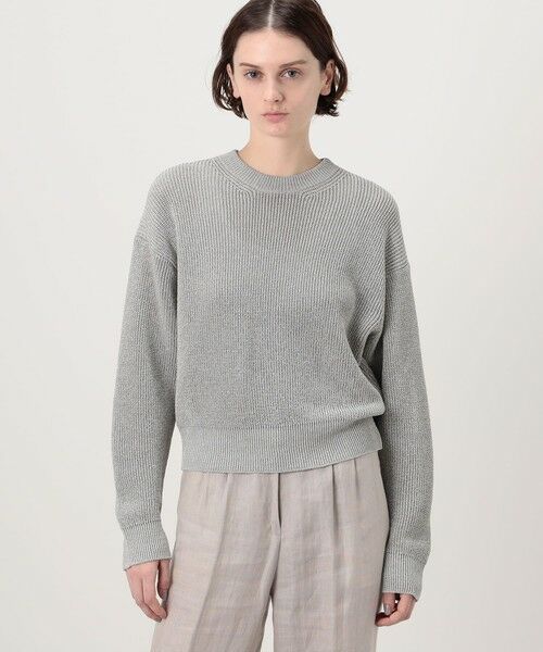 TOMORROWLAND / トゥモローランド ニット・セーター | ルレックスフィッシャーマンズリブ クルーネックプルオーバー | 詳細4