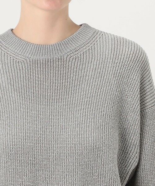 TOMORROWLAND / トゥモローランド ニット・セーター | ルレックスフィッシャーマンズリブ クルーネックプルオーバー | 詳細7