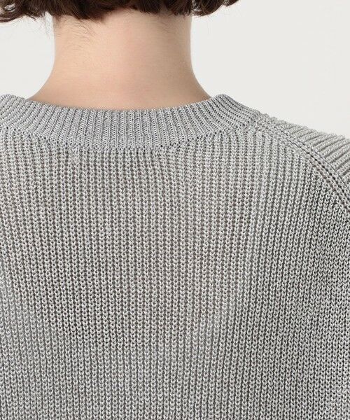 TOMORROWLAND / トゥモローランド ニット・セーター | ルレックスフィッシャーマンズリブ クルーネックプルオーバー | 詳細8