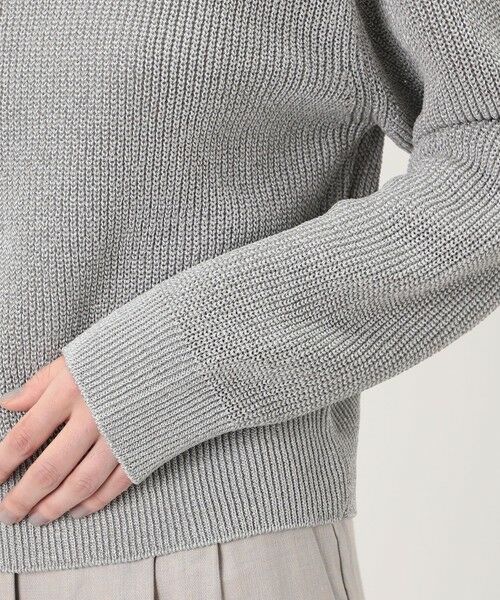 TOMORROWLAND / トゥモローランド ニット・セーター | ルレックスフィッシャーマンズリブ クルーネックプルオーバー | 詳細9