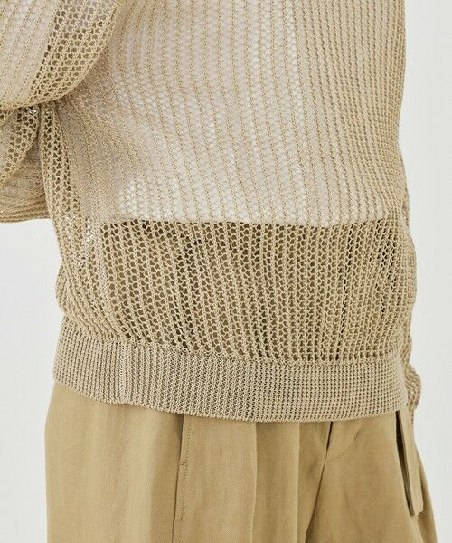 TOMORROWLAND / トゥモローランド ニット・セーター | オープンワークコットン クルーネックプルオーバー | 詳細7
