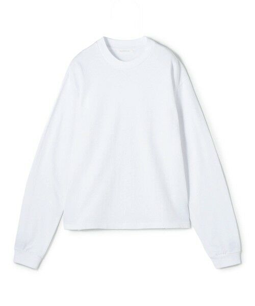 TOMORROWLAND / トゥモローランド Tシャツ | コットン吊り天竺 ロングスリーブプルオーバー（11 ホワイト）