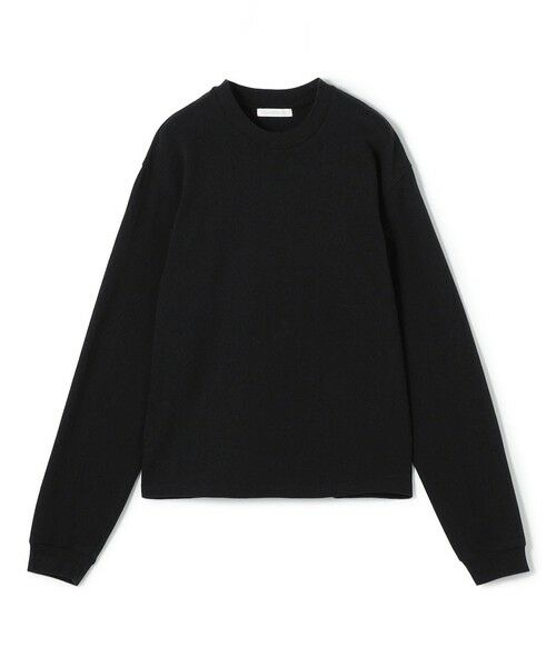 TOMORROWLAND / トゥモローランド Tシャツ | コットン吊り天竺 ロングスリーブプルオーバー（19 ブラック）