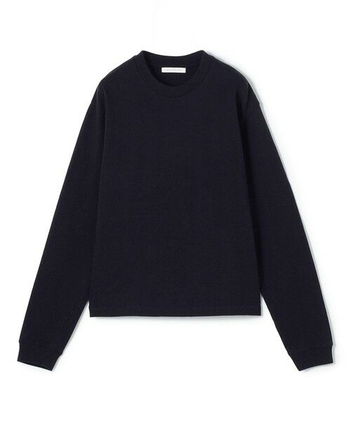TOMORROWLAND / トゥモローランド Tシャツ | コットン吊り天竺 ロングスリーブプルオーバー（69 ネイビー）