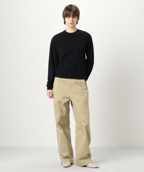 TOMORROWLAND / トゥモローランド Tシャツ | コットン吊り天竺 ロングスリーブプルオーバー | 詳細1