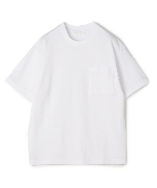 TOMORROWLAND / トゥモローランド Tシャツ | コットン吊り天竺 ハーフスリーブプルオーバー（11 ホワイト）