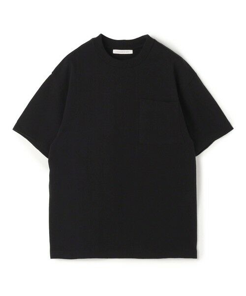 TOMORROWLAND / トゥモローランド Tシャツ | コットン吊り天竺 ハーフスリーブプルオーバー（19 ブラック）