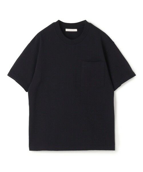 TOMORROWLAND / トゥモローランド Tシャツ | コットン吊り天竺 ハーフスリーブプルオーバー（69 ネイビー）